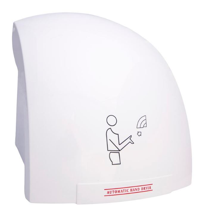 HAND DRYER | 1.8KW | WHITE