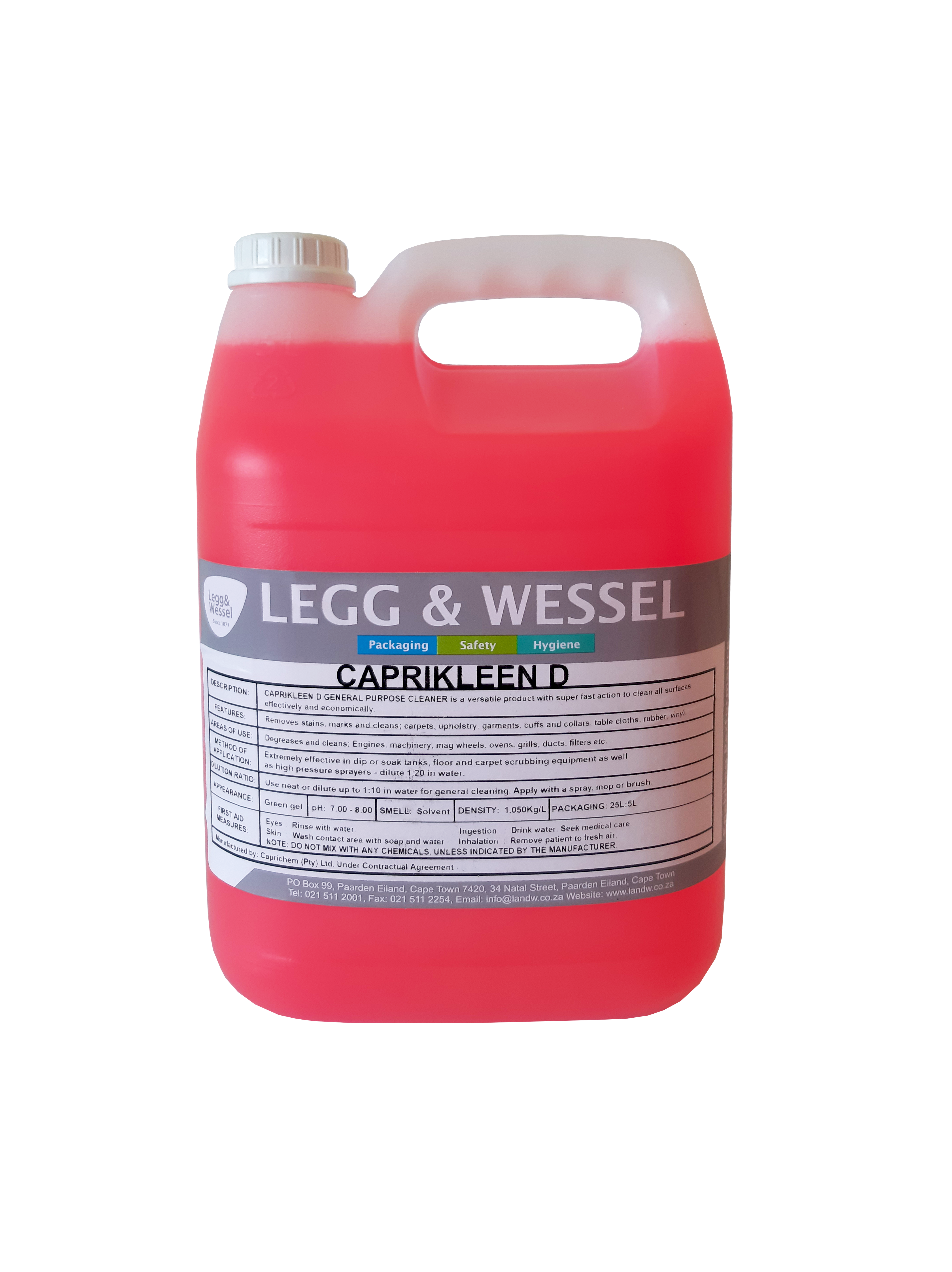 L&W CAPRIKLEEN D CLEANER | 5L