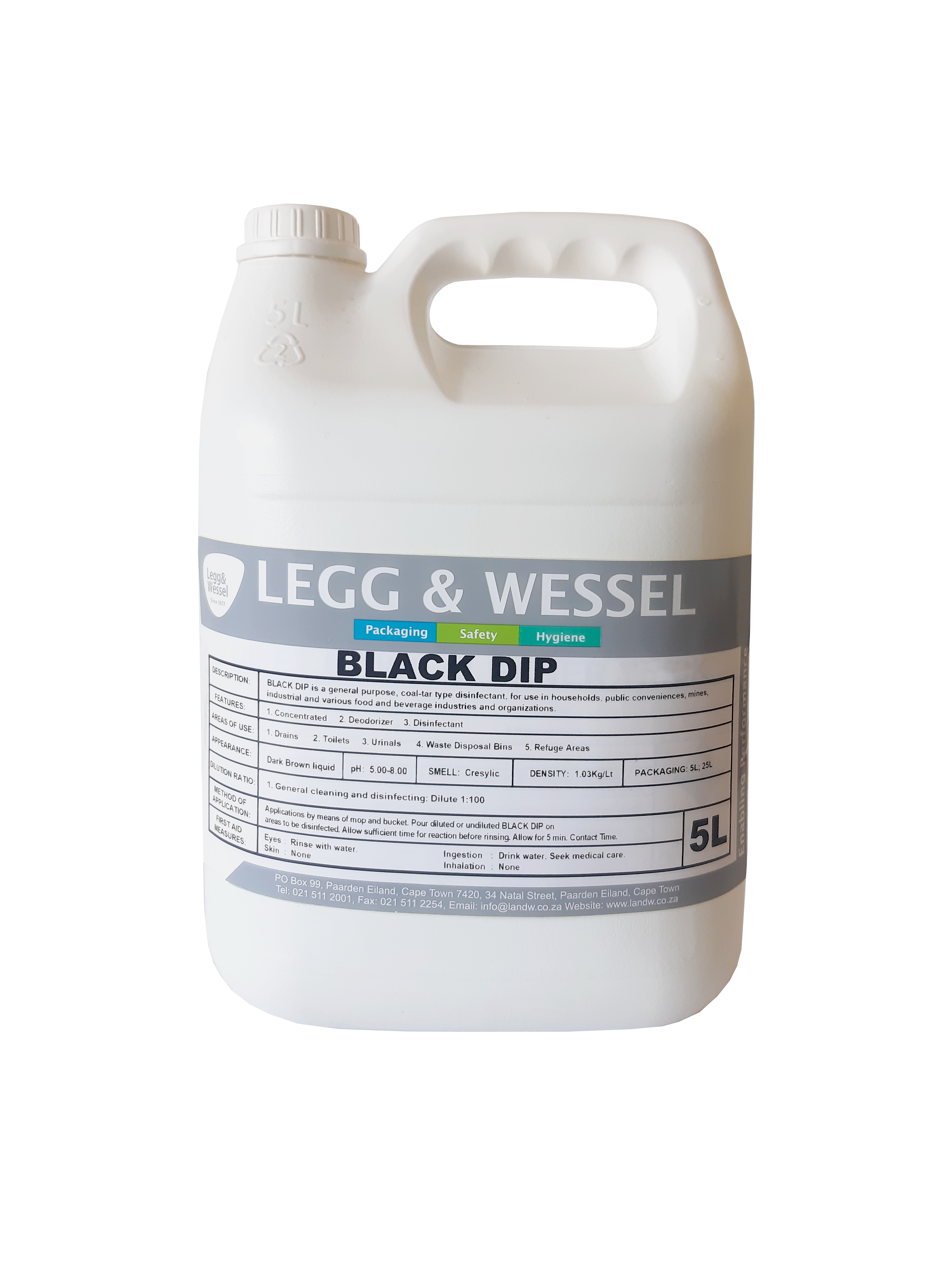 L&W BLACK DIP DISINFECTANT | 5L