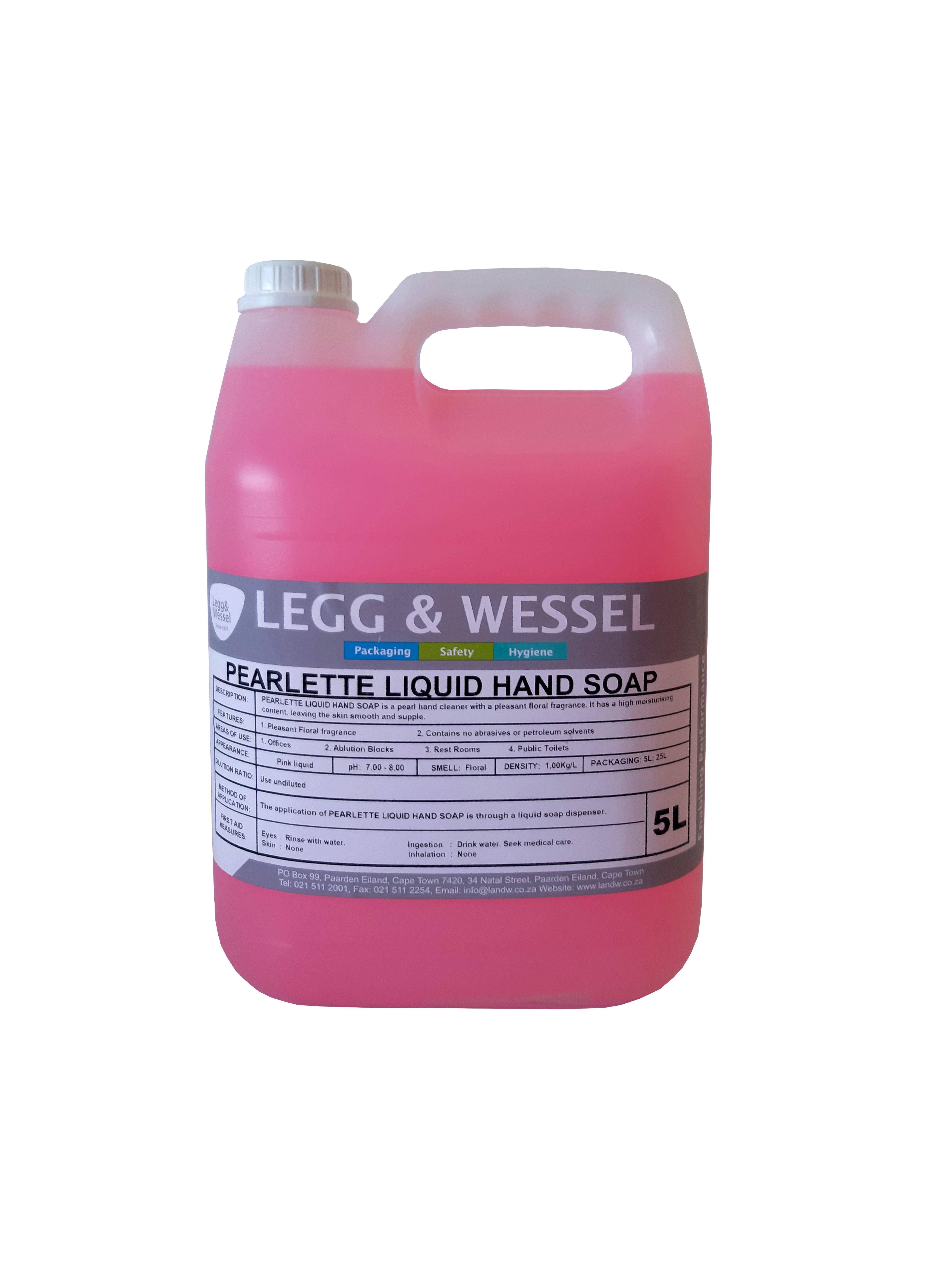 L&W PEARLETTE PINK HAND SOAP | 5L