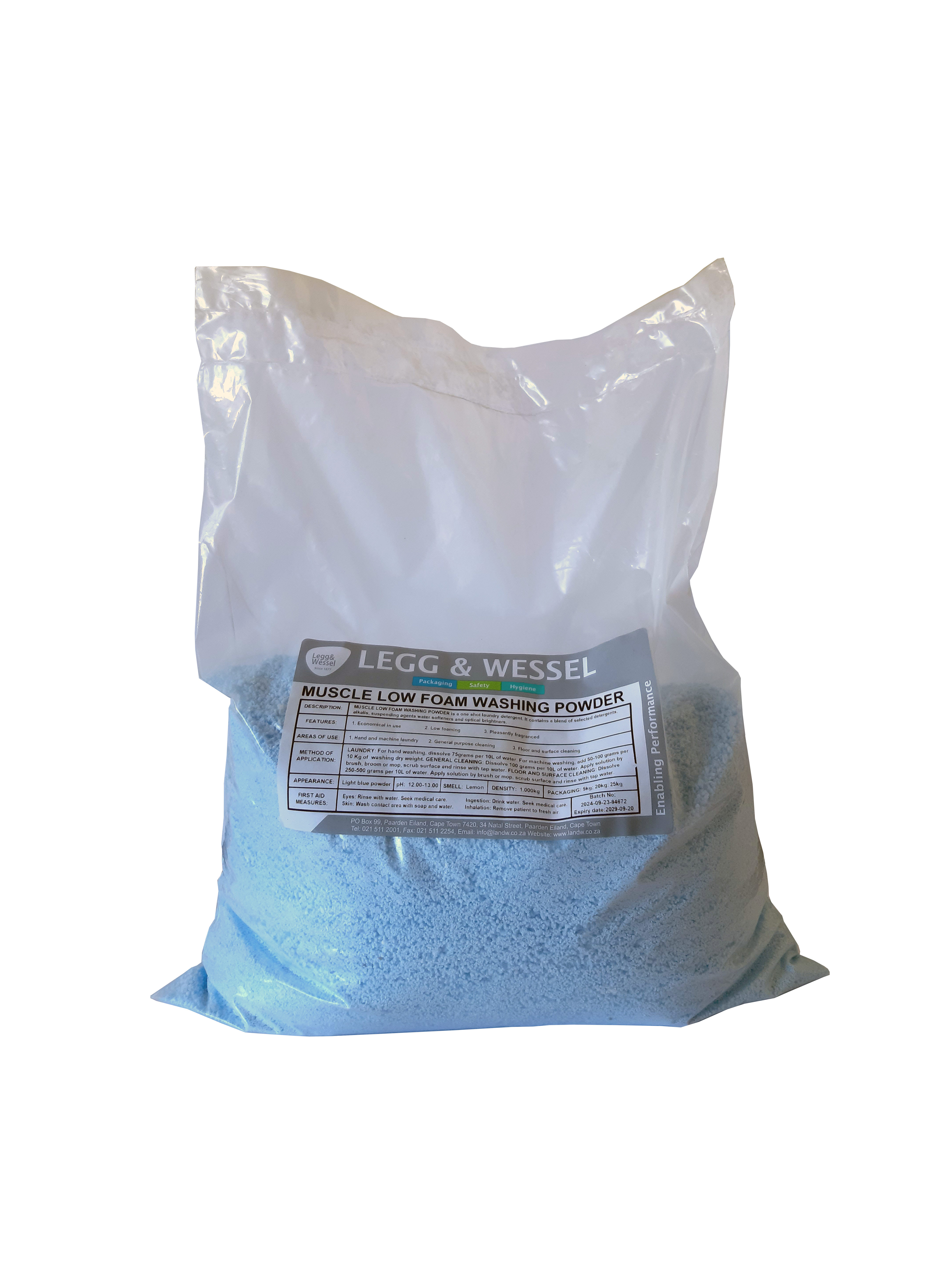 L&W MUSCLE WASHING POWDER | 5KG