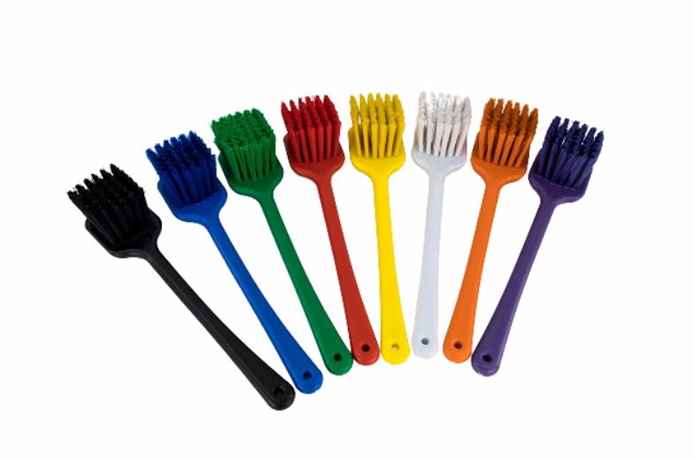 PRISM® LONG HANDLE SCRUB | HARD BRISTLE