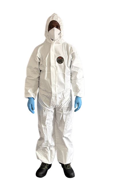 KARAM® DISPOSABLE MICROPOROUS COVERALLS LARGE