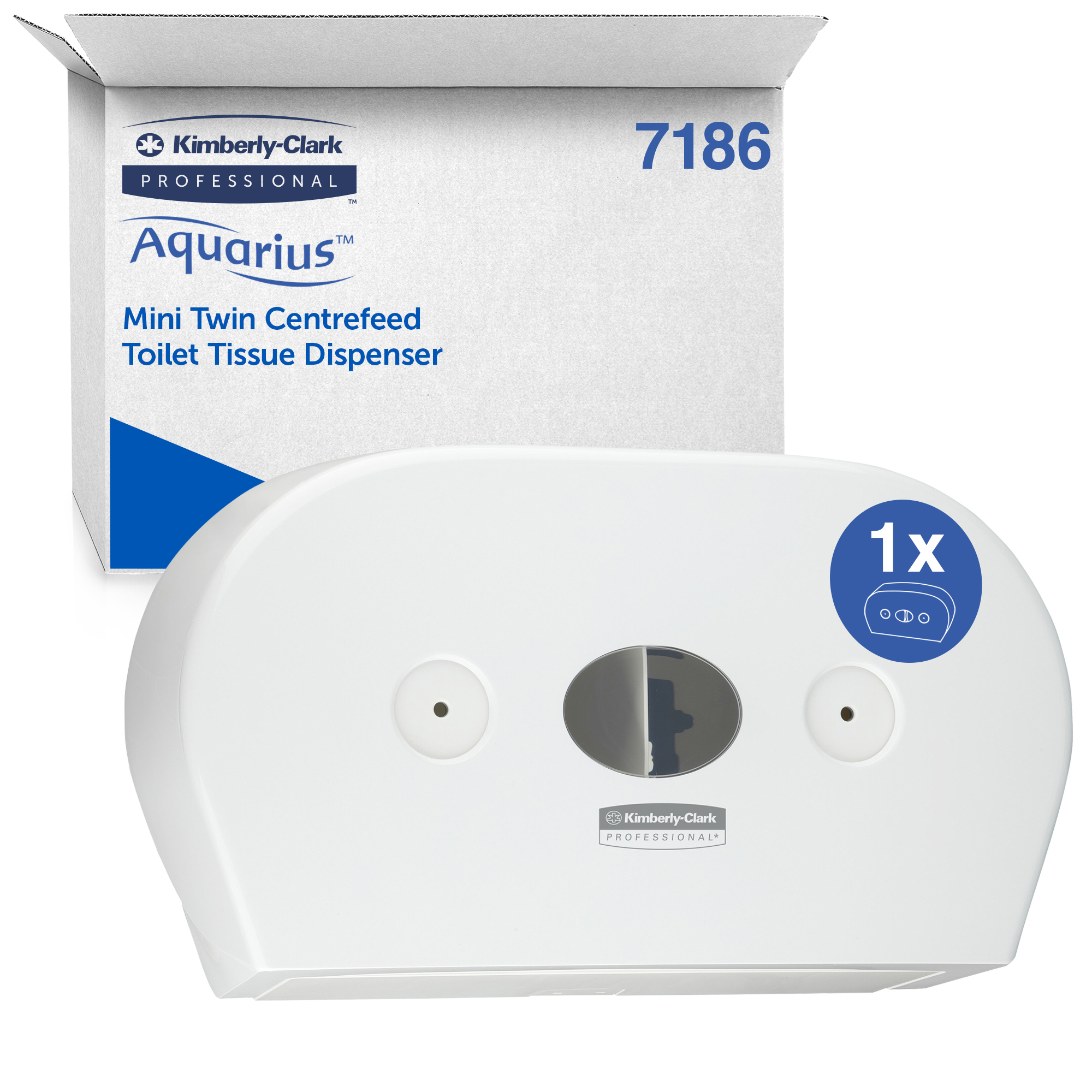 SCOTT® TOILET ROLL TWIN DISPENSER