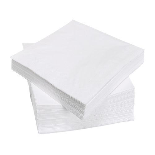 SERVIETTES | 200MMX300MM | WHITE | 1 PLY