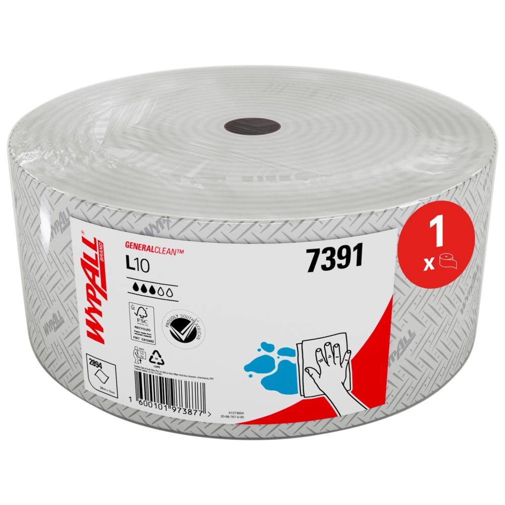 WYPALL® L10 WIPES | 165MMX1100M | 1 PLY