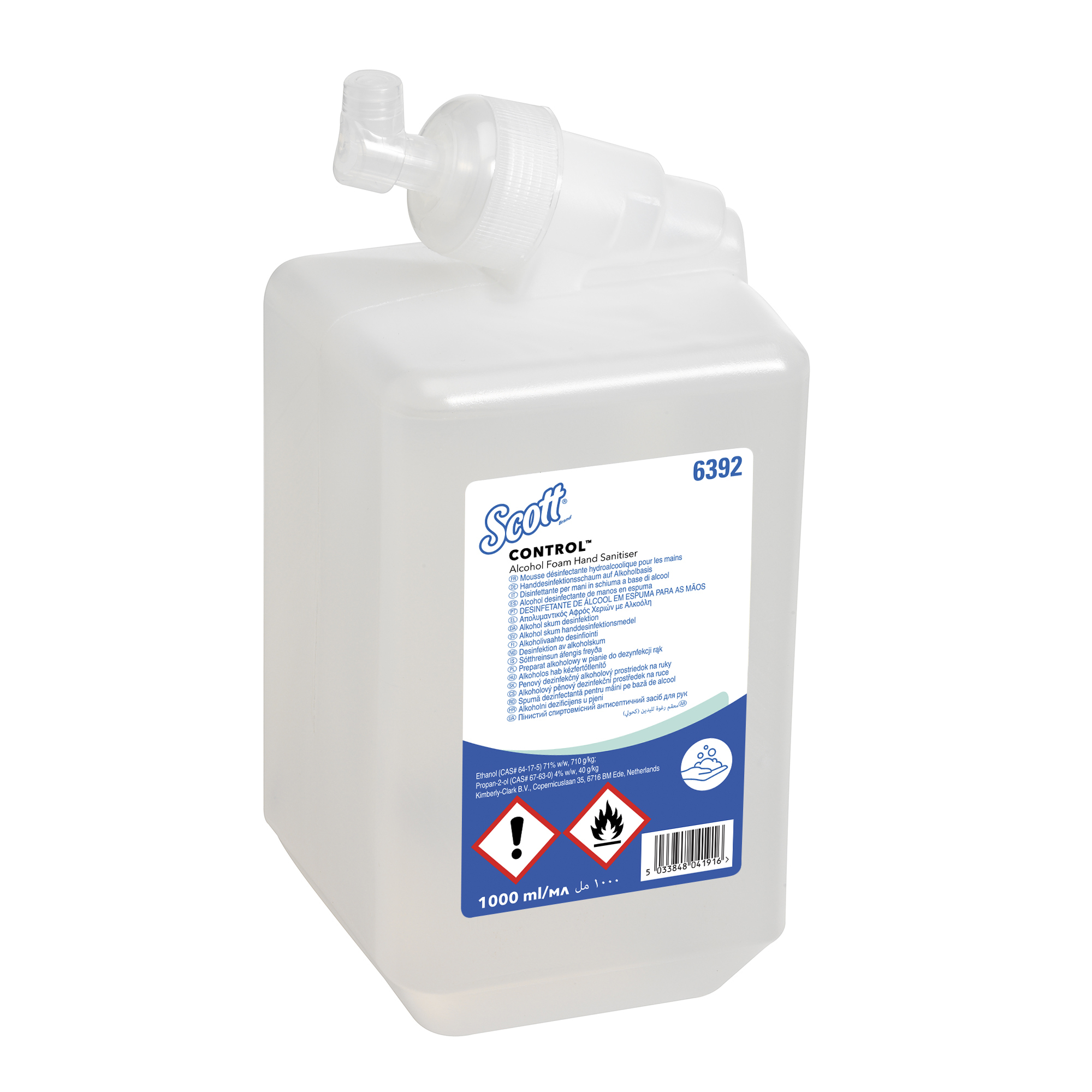 SCOTT® CONTROL FOAM SANITISER | ALCOHOL | 1L