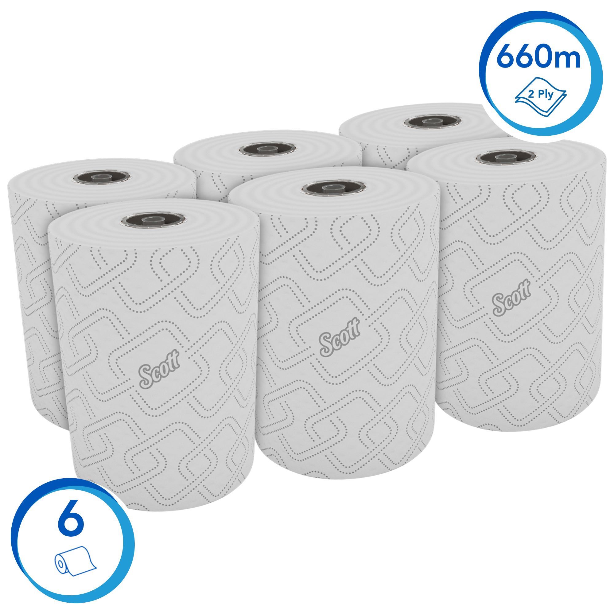 SCOTT® CONTROL ROLLED HAND TOWEL | 2 PLY