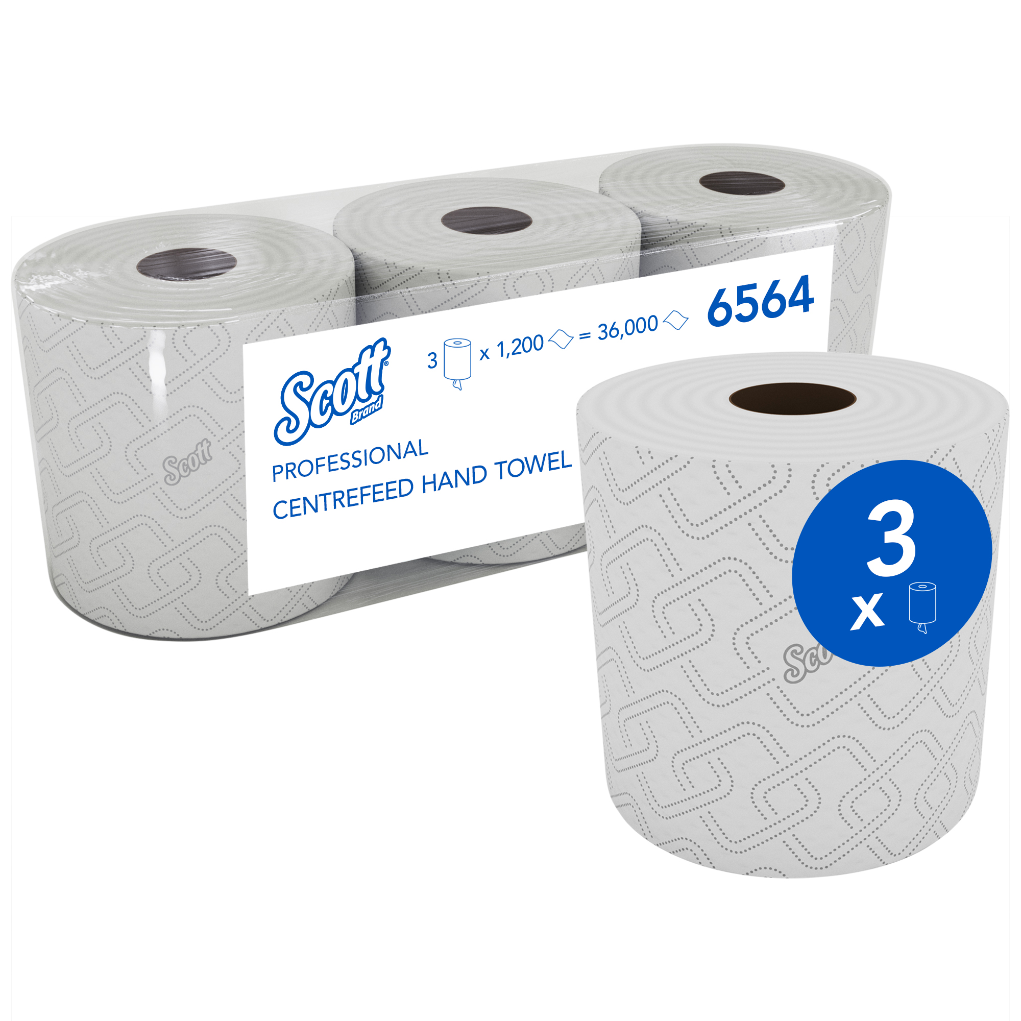 SCOTT® BARREL ROLL TOWEL | WHITE | 1 PLY