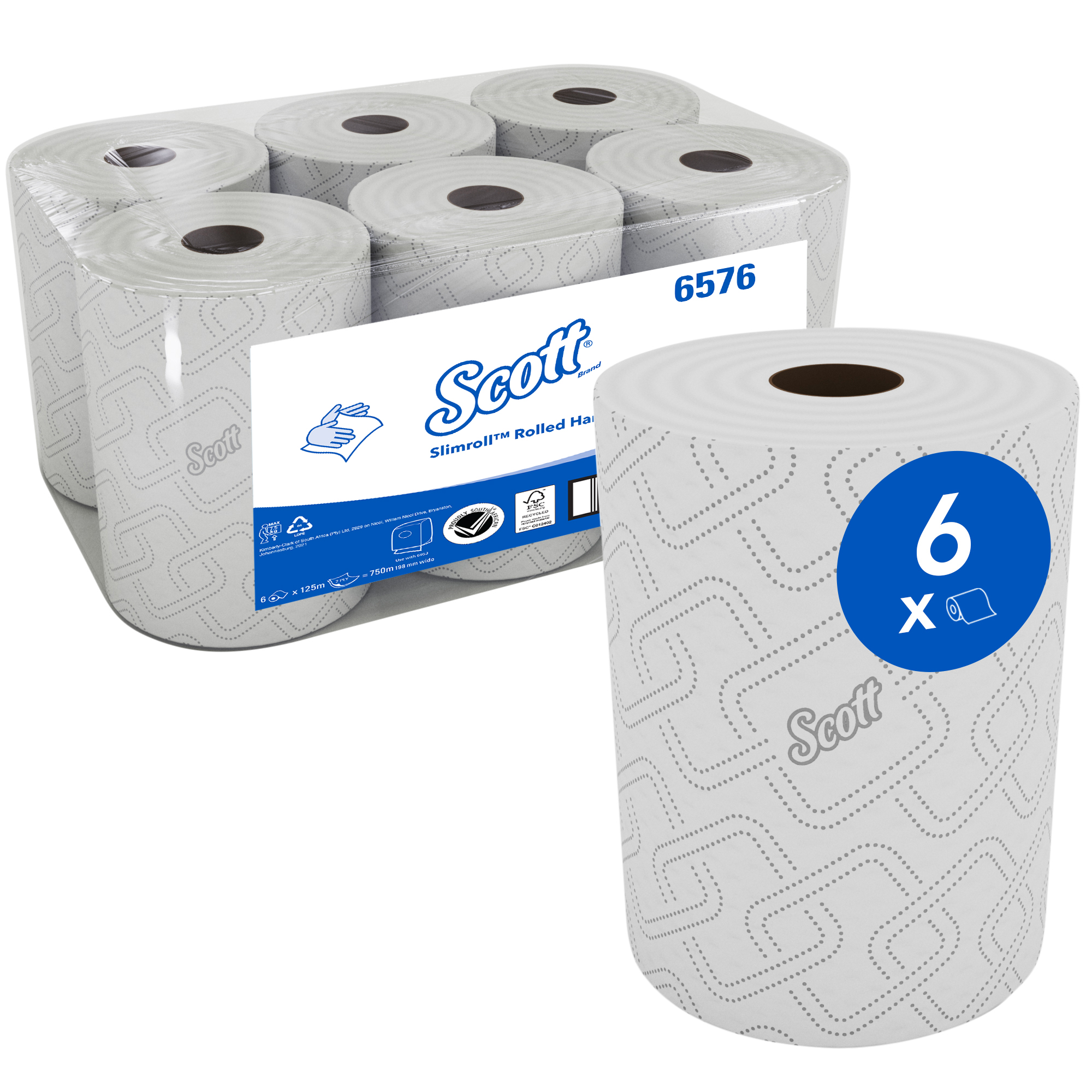 SCOTT® SLIMROLL ROLLED TOWELS | WHITE | 2 PLY
