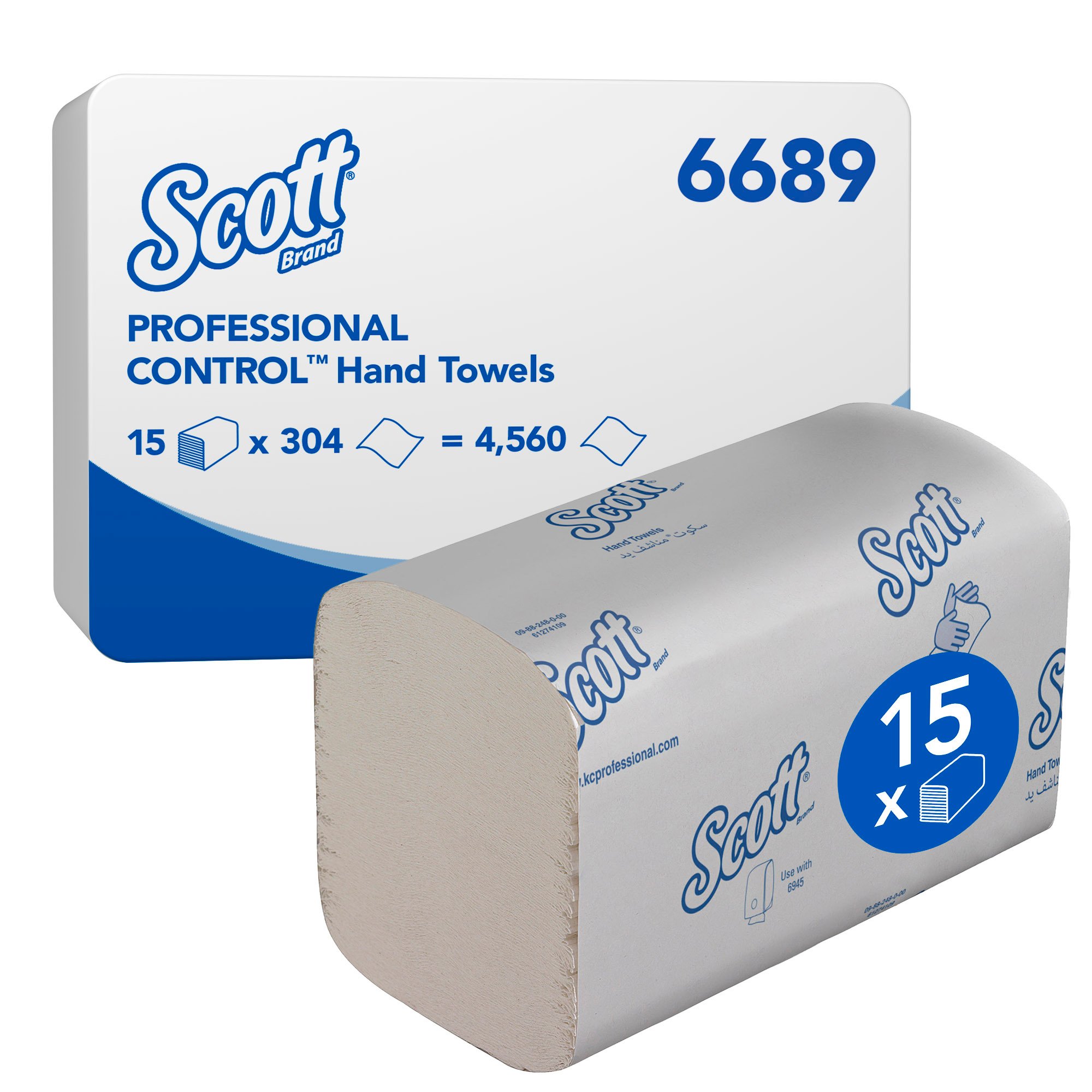 SCOTT® PERFORMANCE FOLDED TOWEL | WHITE | 1 P