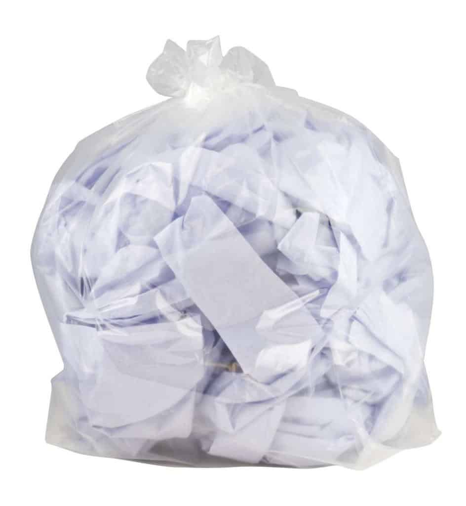 GARBAGE BAGS | CLEAR REGRAIN | 750MMX950MM