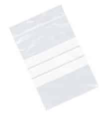 ZIP LOCK BAGS | WITH PANEL | 80MMX120MM