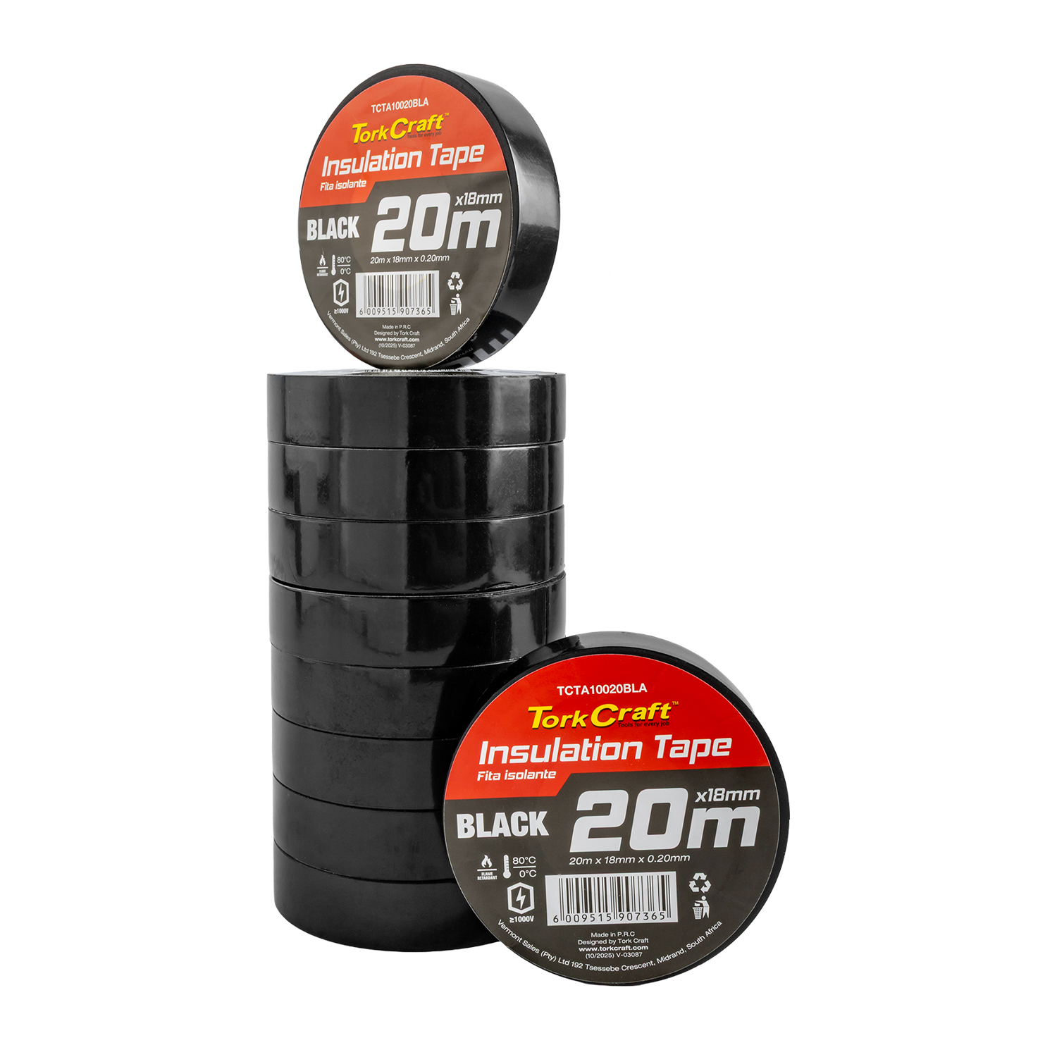 0.20MMX18MMX20M INSULATION TAPE