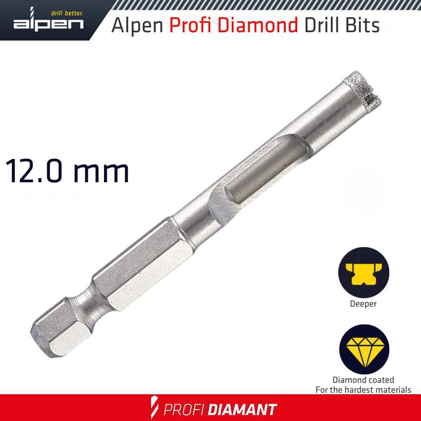 Alpen Diamond Drill Bit Size