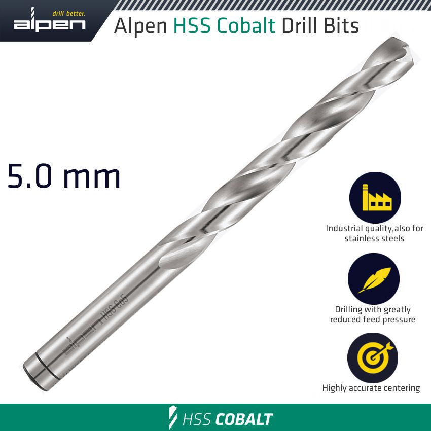 Alpen Hss Cobalt Drill Bit