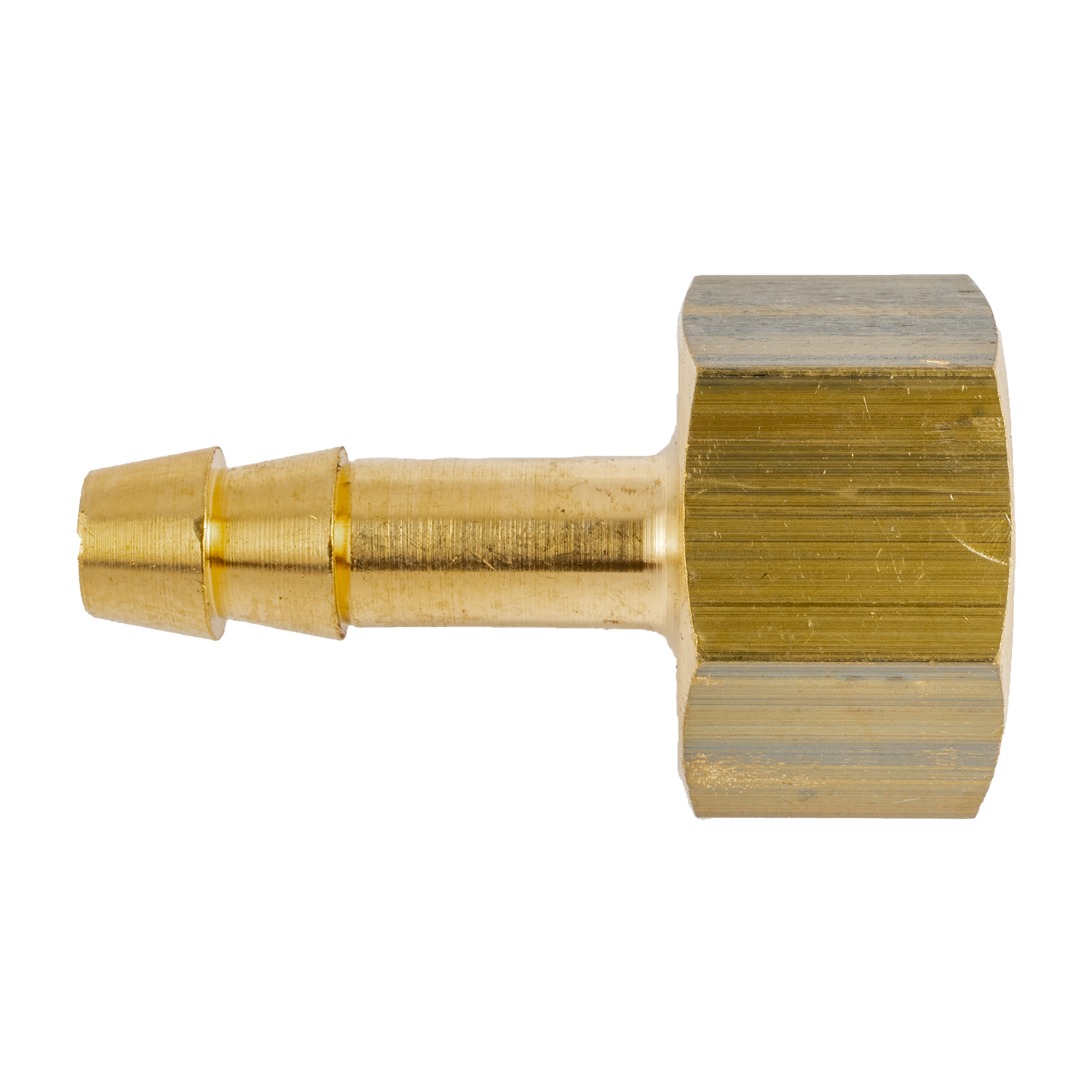 BRASS HOSE TAIL 1/4 F X