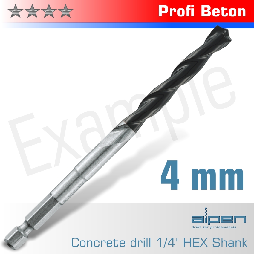 CONCRETE PROFI BETON DRILL BIT HEX SHANK