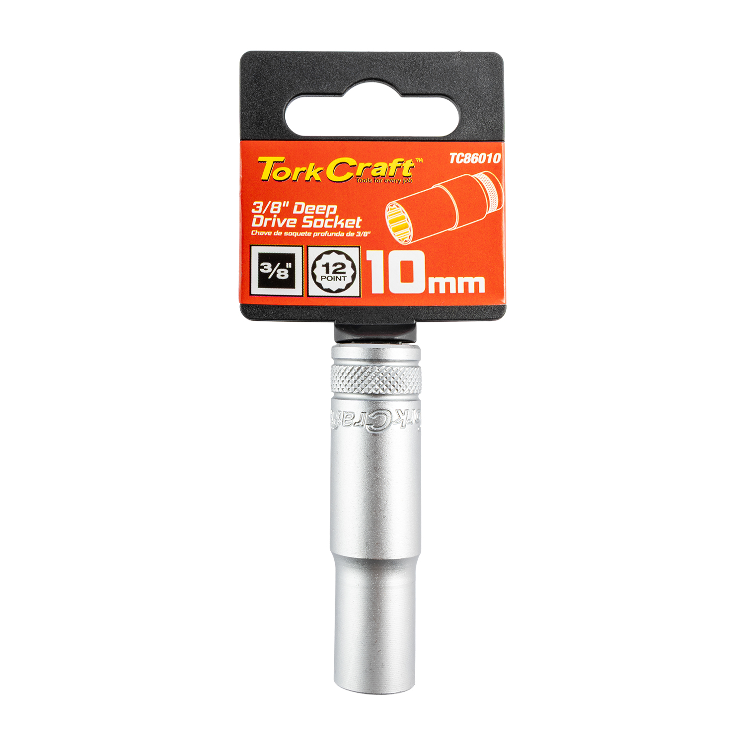 DEEP SOCKET 3/8'DR 12PT CRV