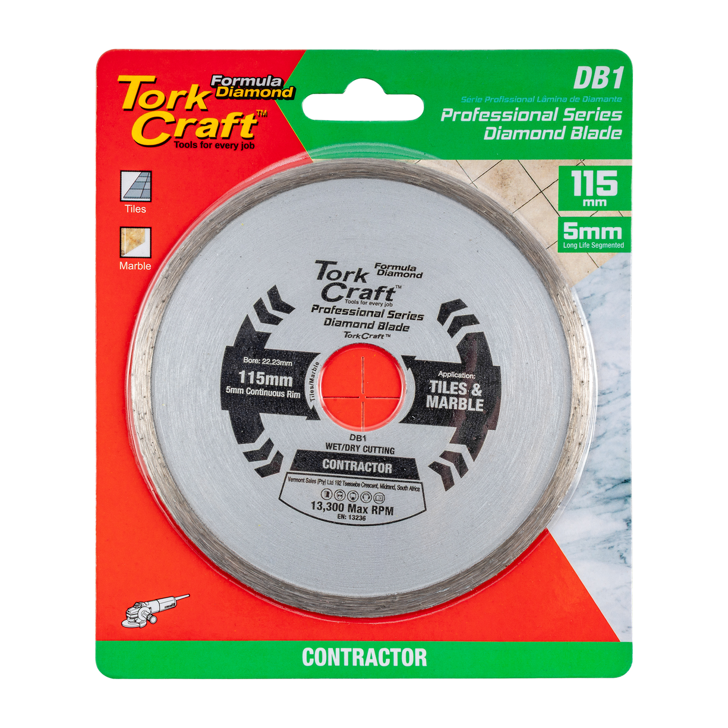 DIAMOND BLADE CONTINUOUS RIM