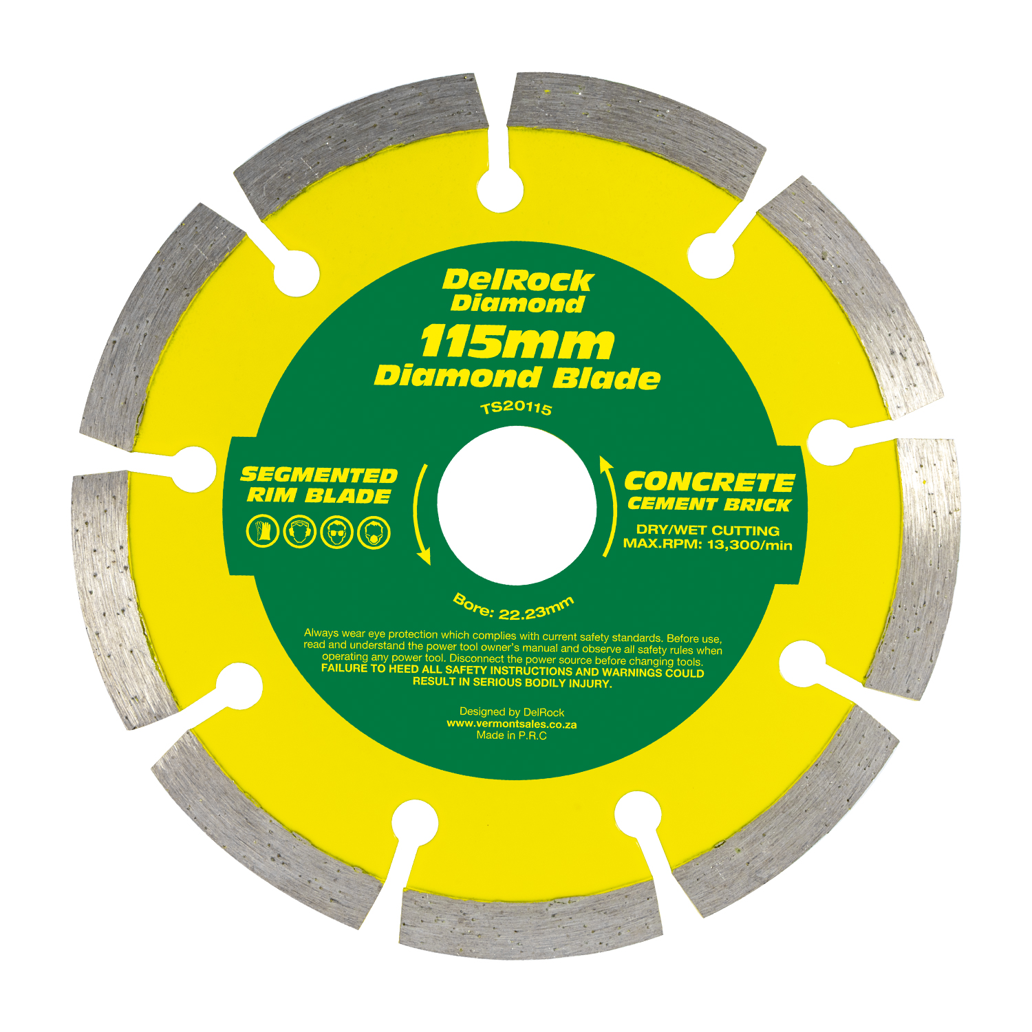 DIAMOND BLADE SEGMENTED DELROCK