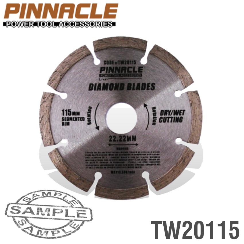 DIAMOND BLADE SEGMENTED PINNACLE BRAND