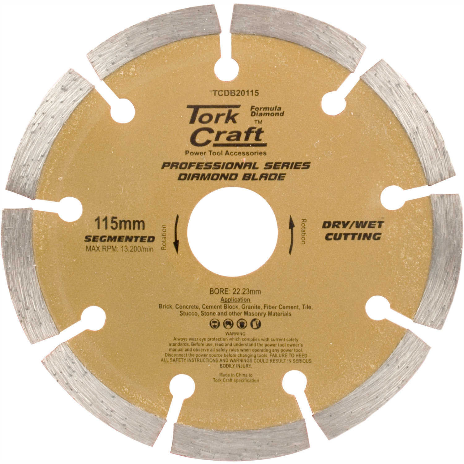 DIAMOND BLADE SEGMENTED PROFESIONAL