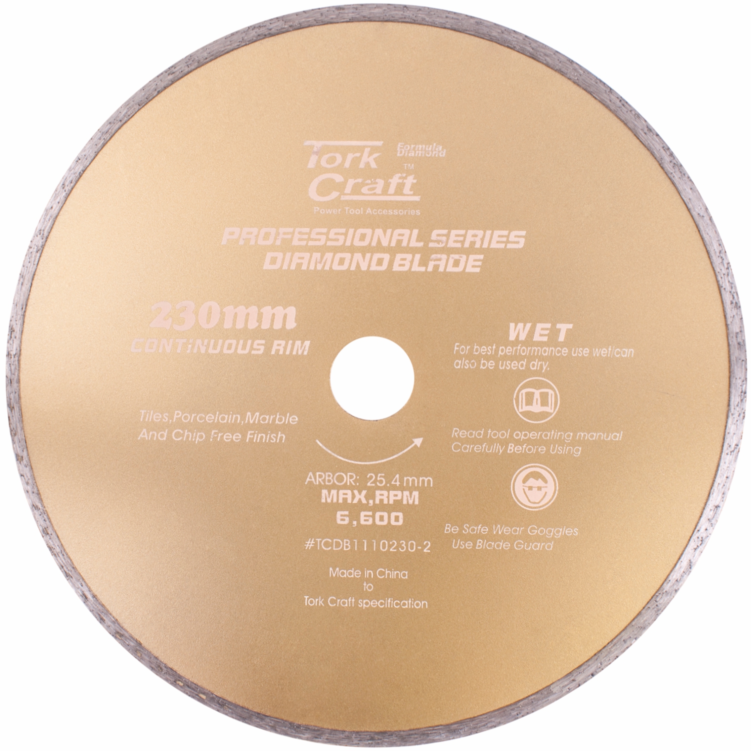DIAMOND BLADE X 22.22 CONTINUES RIM