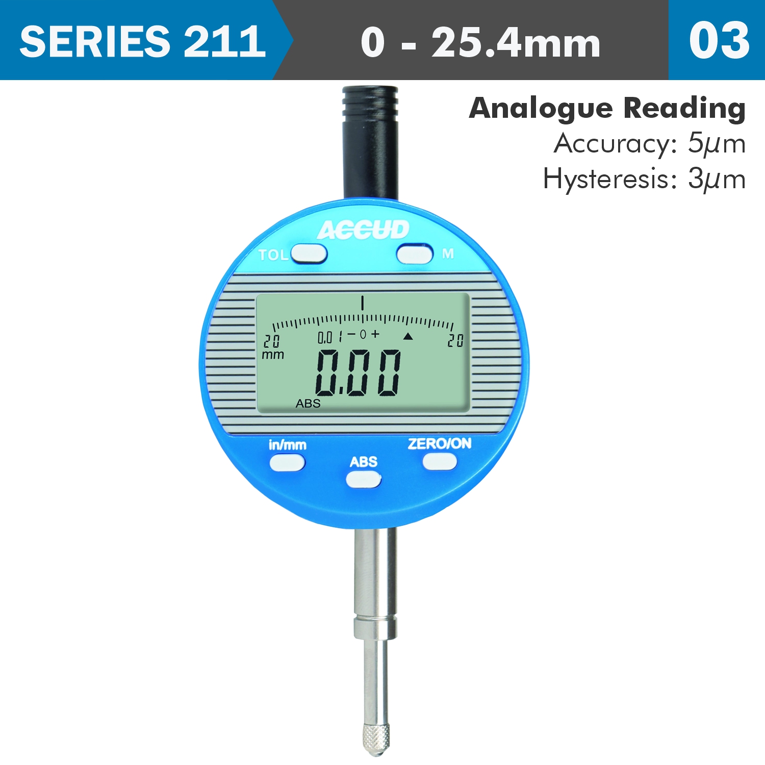 DIG. INDICATOR FLAT & LUG BACK RES.