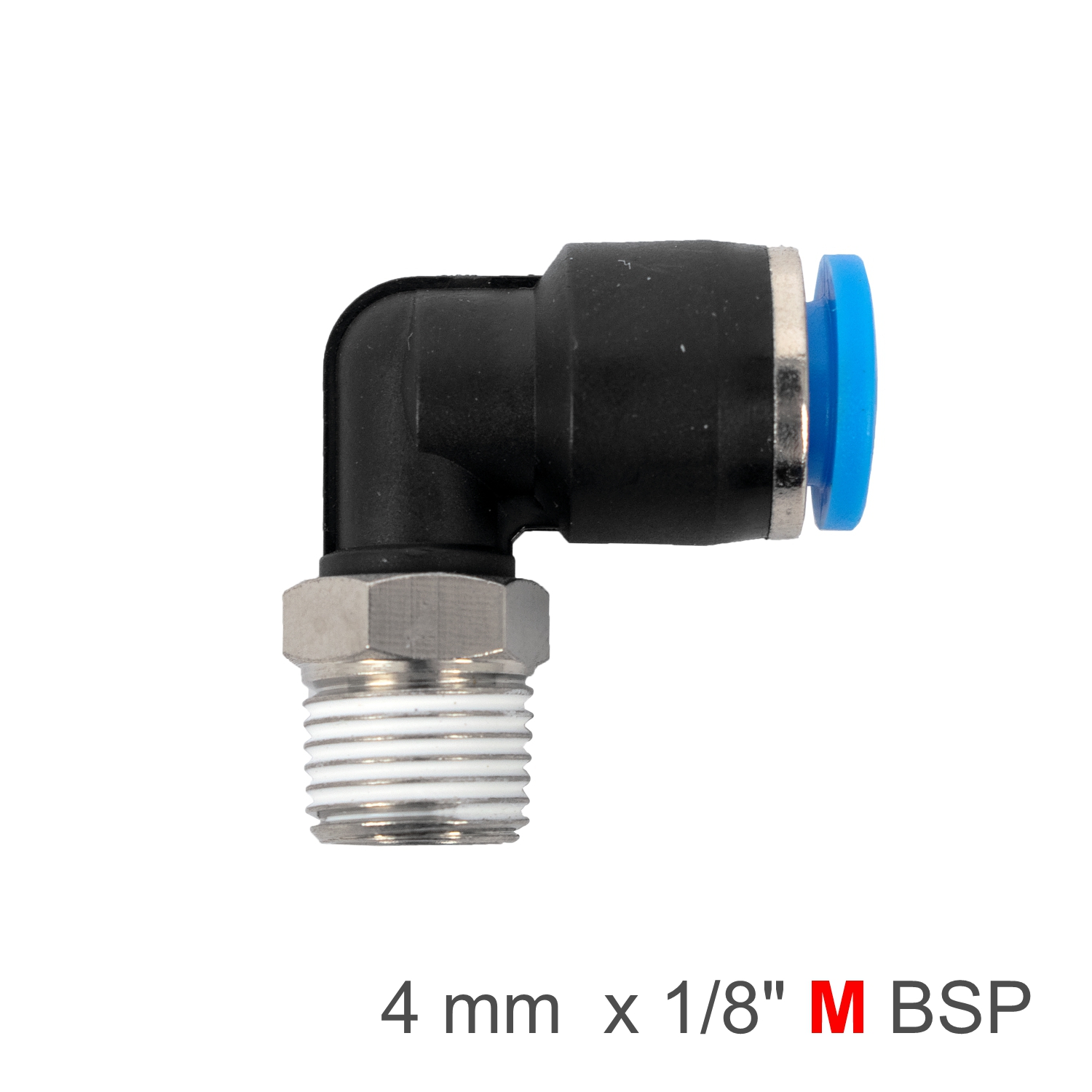 ELBOW -1/8 M PU HOSE FITTING
