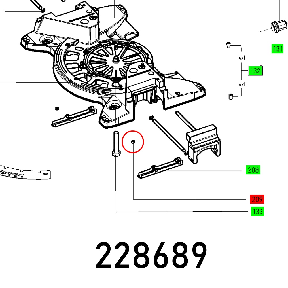 Festool Hexagon Nut Din Num -M6- Num