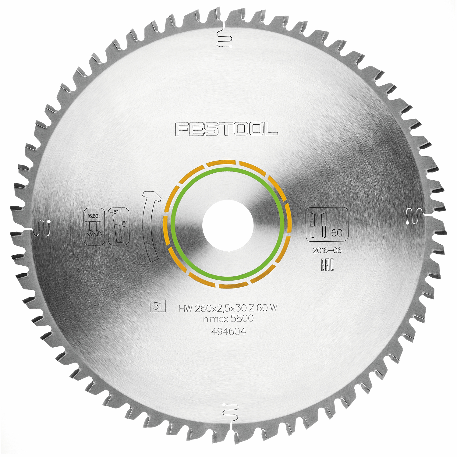 Festool Saw Blade Hw Dim W60