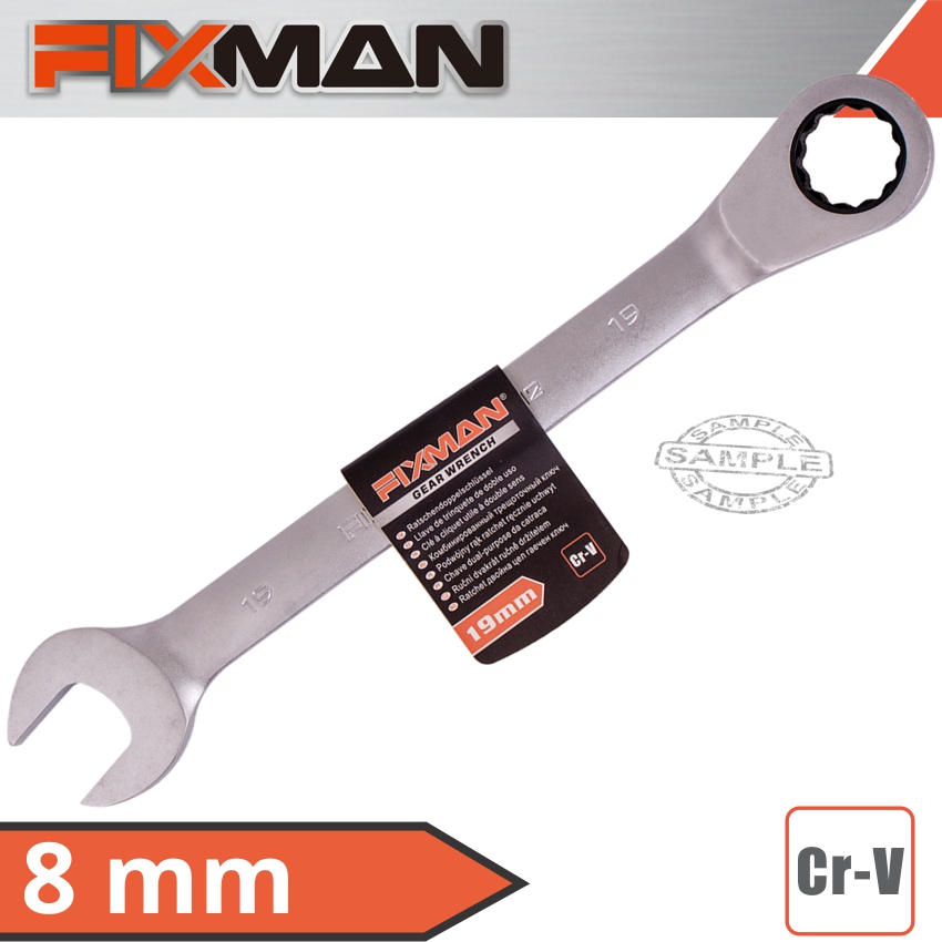FIXMAN COMBINATION RATCHETING WRENCH