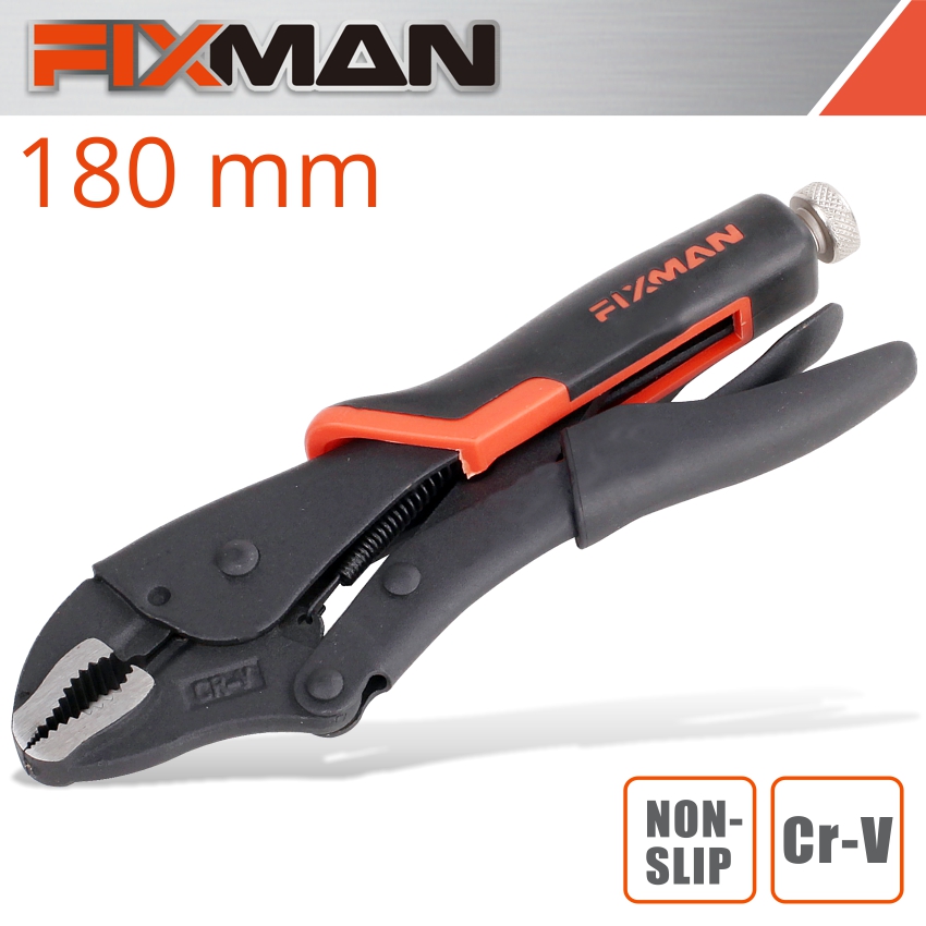 Fixman Fixman Curved Jaw Lock Grip Pliers Num Size