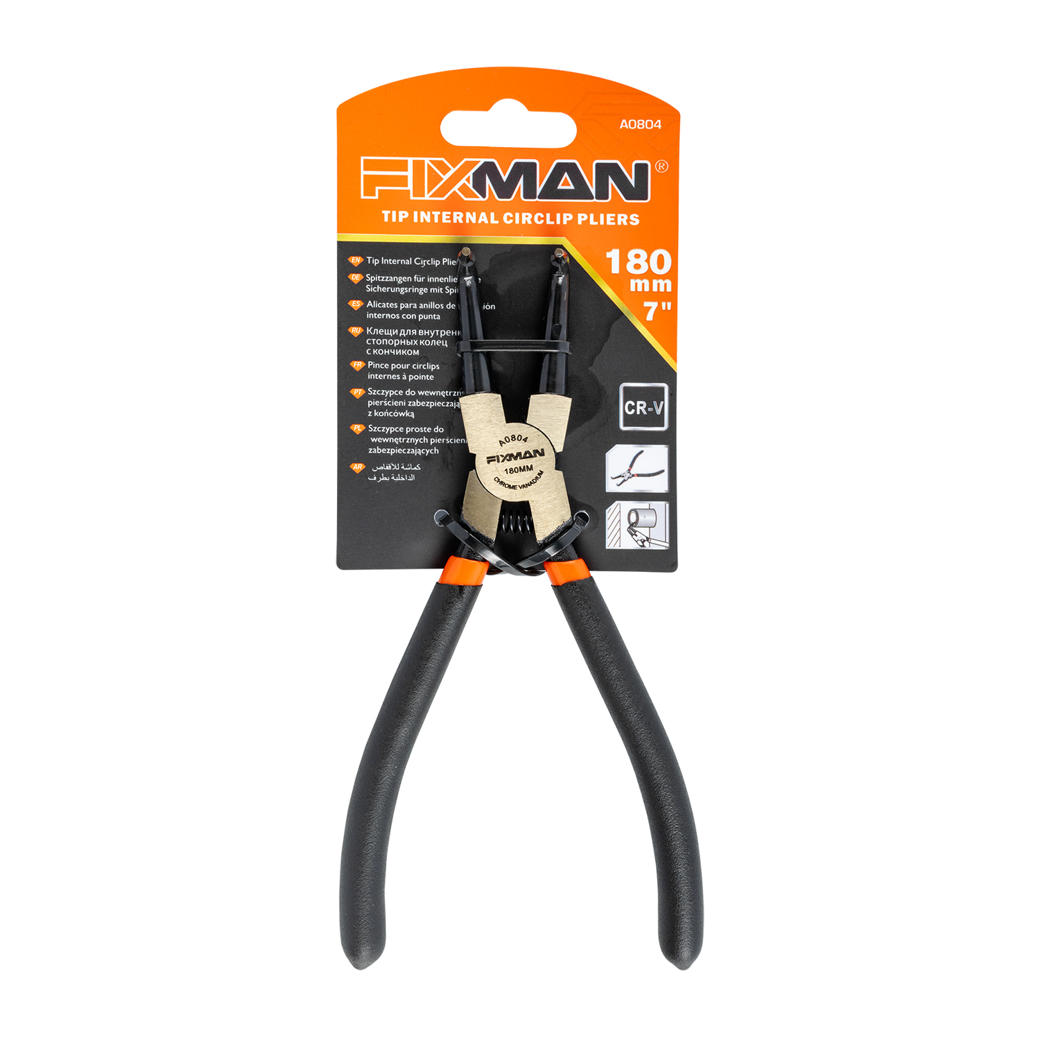 Fixman Fixman Internal Circlip Pliers Num Size X Num Deg