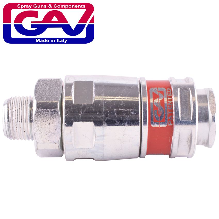 Gav Airblock Security Magnum Coupler Num Num Male Two Stage Release Saftey