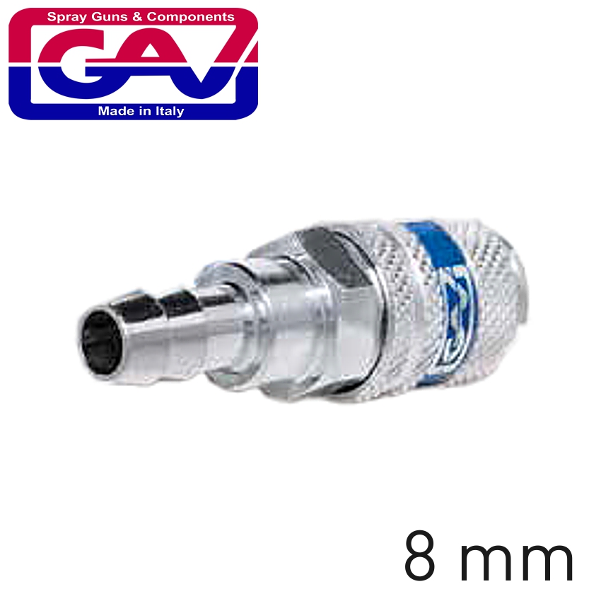 Gav Hardened Steel Quick Coupler Size Hose Tail
