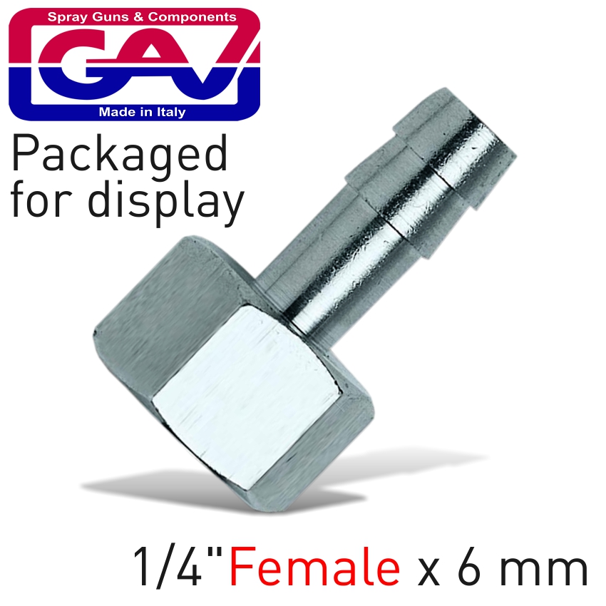 Gav Hose Adaptor Num /4F X Size Packaged