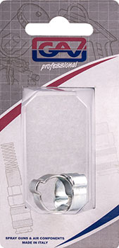 Gav Hose Clamp Crimp Type Num Size 2Pack