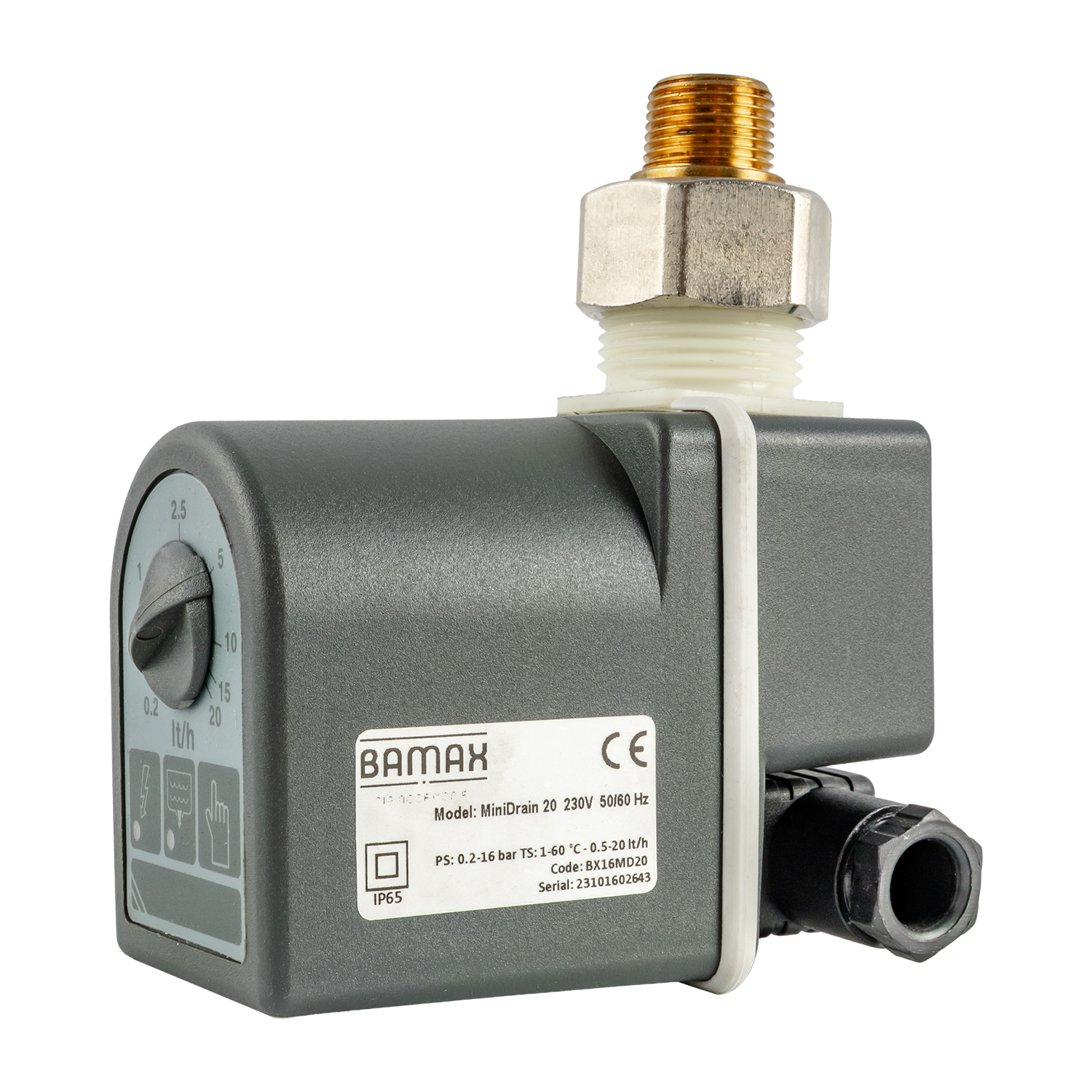 Gav Mini Drain Electronic Num Size /Hr