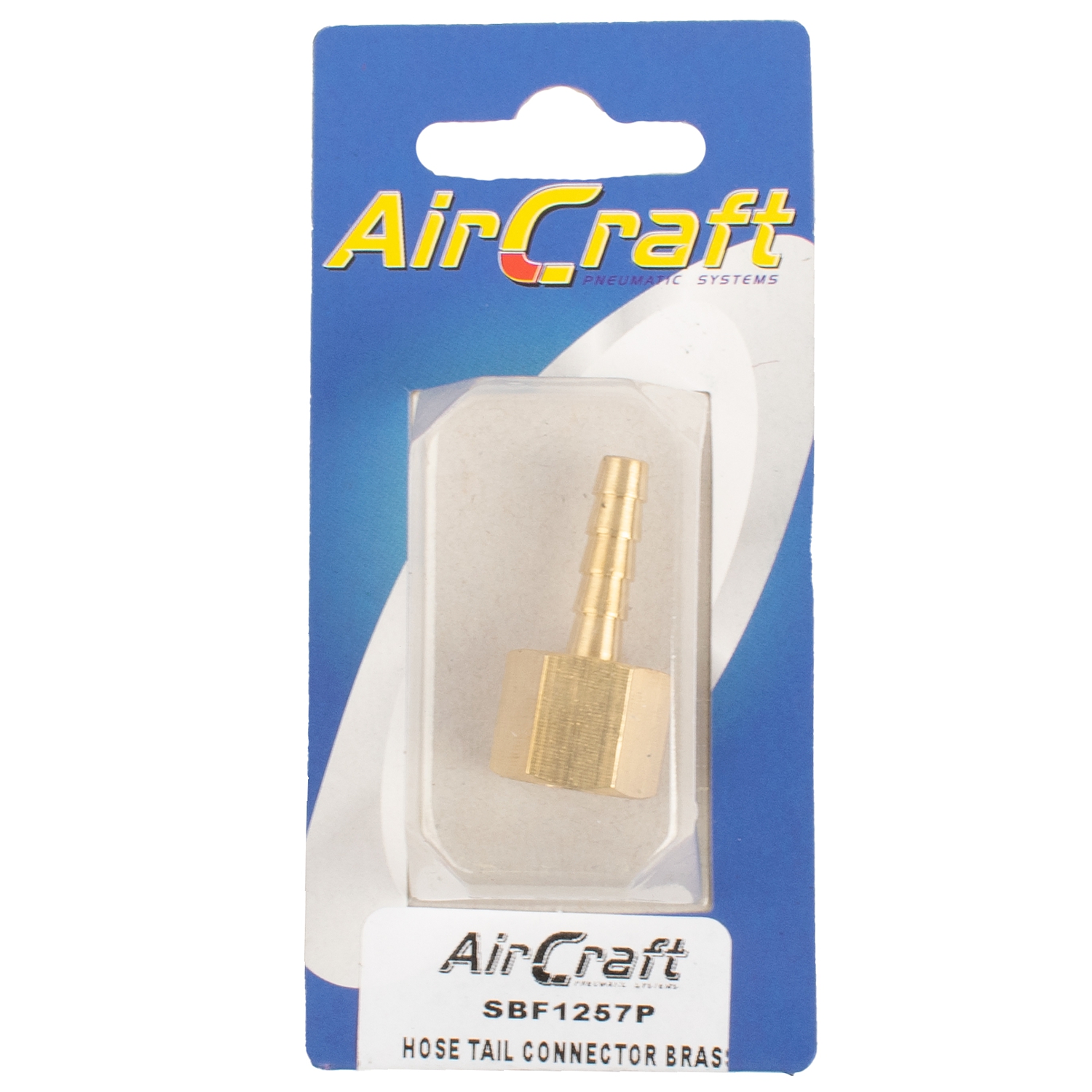HOSE TAIL CONNECTOR BRASS 1/4F X 1PC PACK