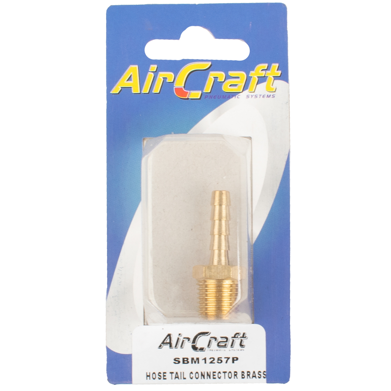 HOSE TAIL CONNECTOR BRASS 1/4M X 1PC PACK