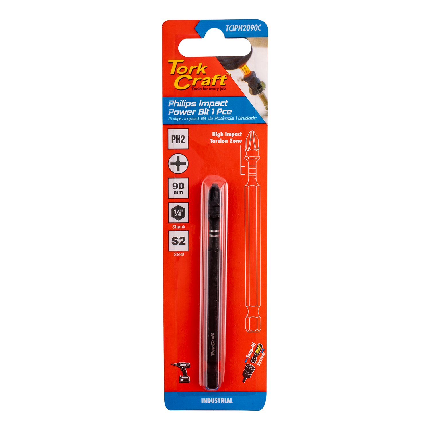 IMPACT PH2 X POWER BIT 1PC CARDED