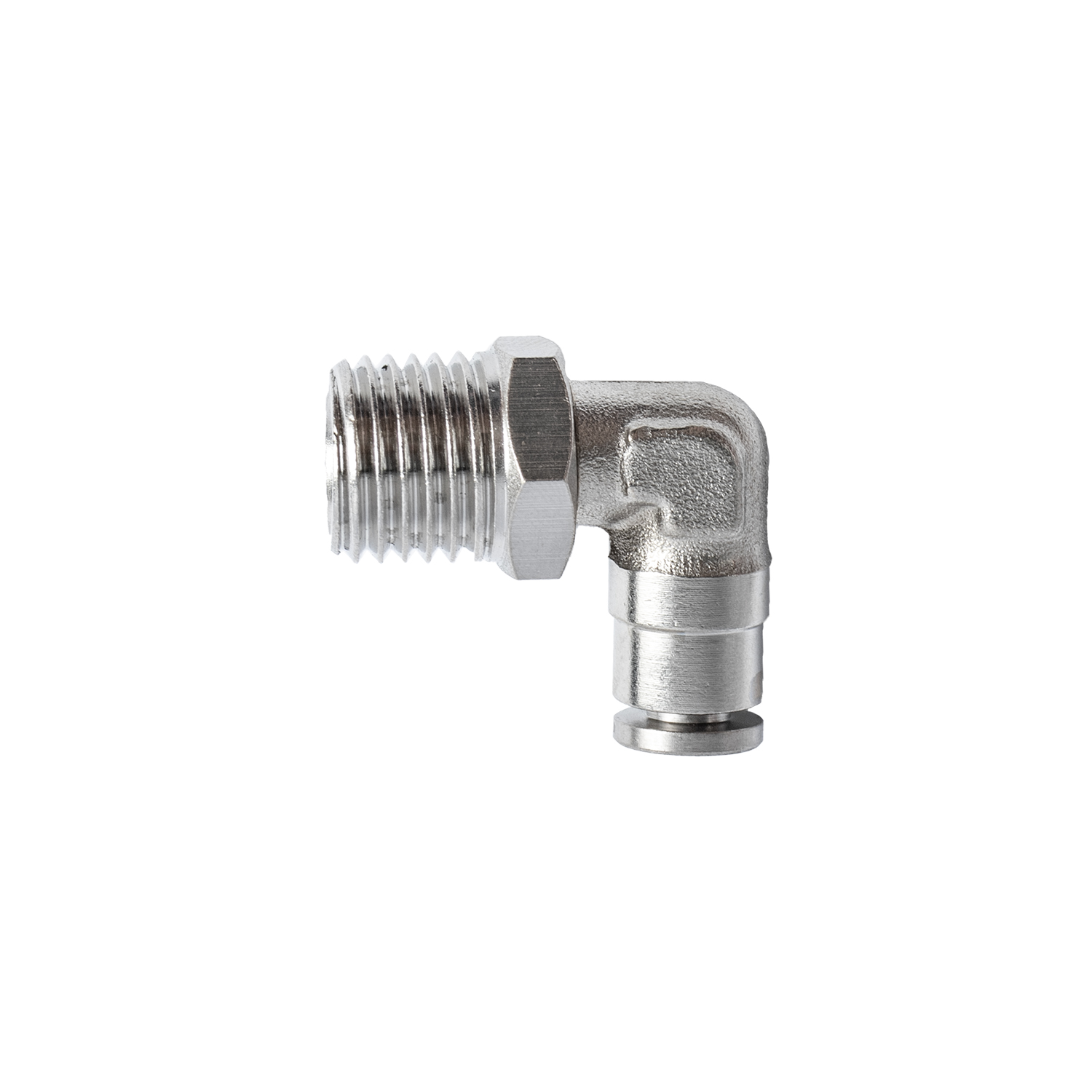 METAL PU FITTING ELBOW 1/4' M