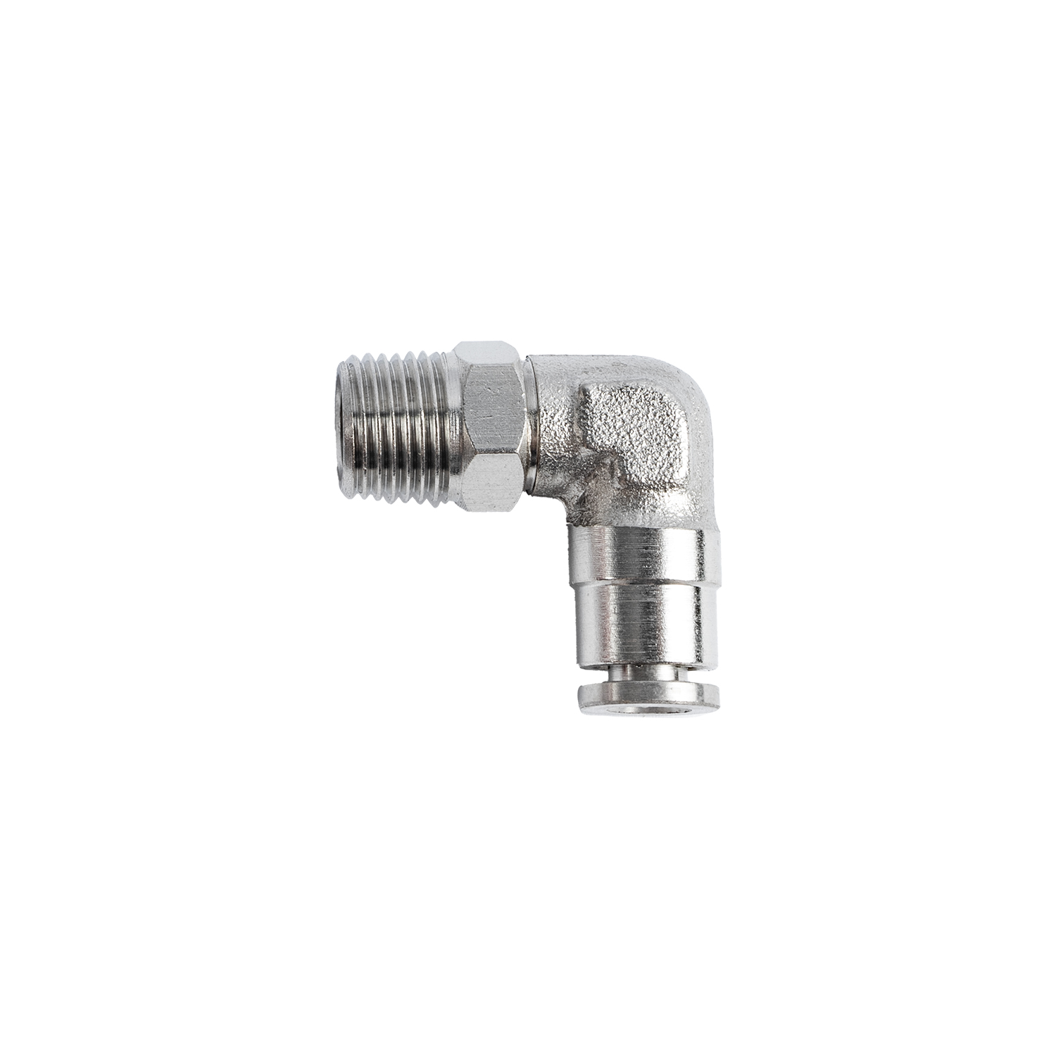 METAL PU FITTING ELBOW 1/8' M