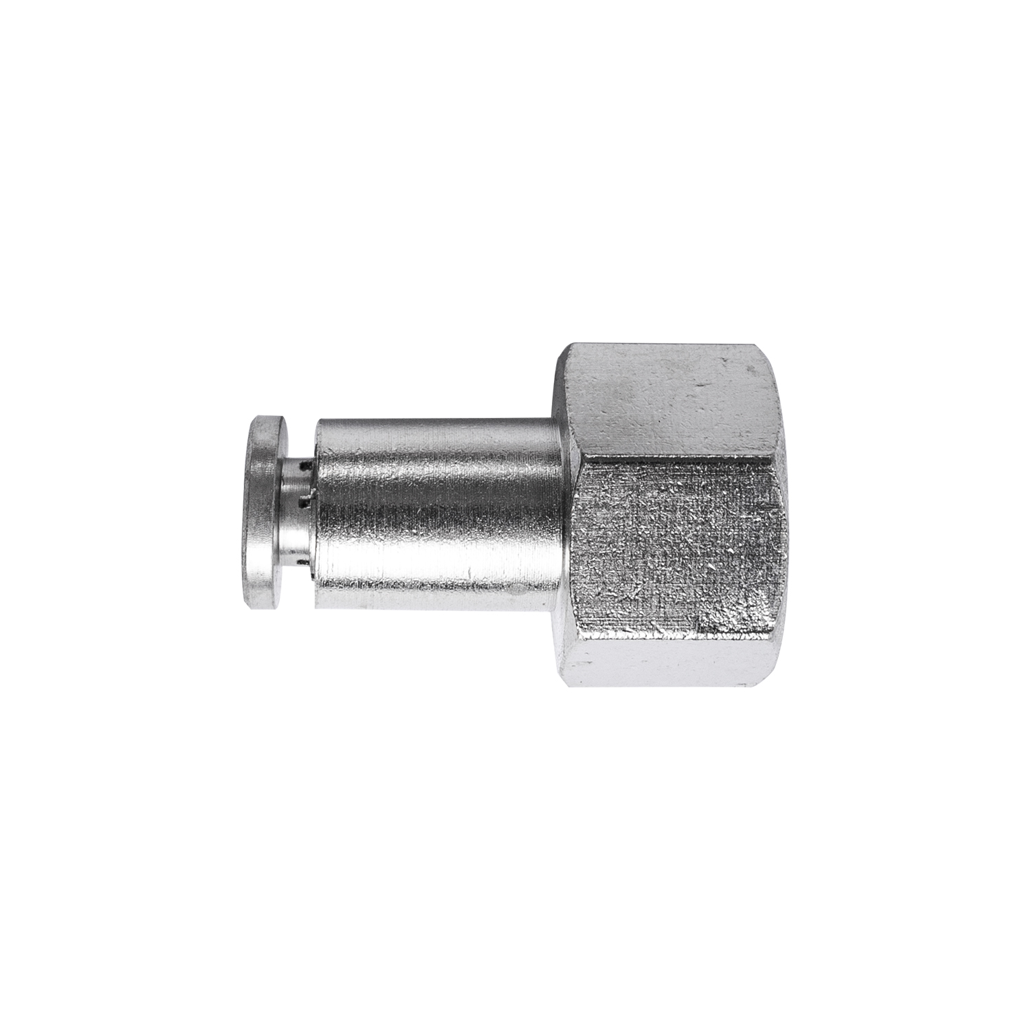 METAL PU FITTING STRAIGHT 1/8' F