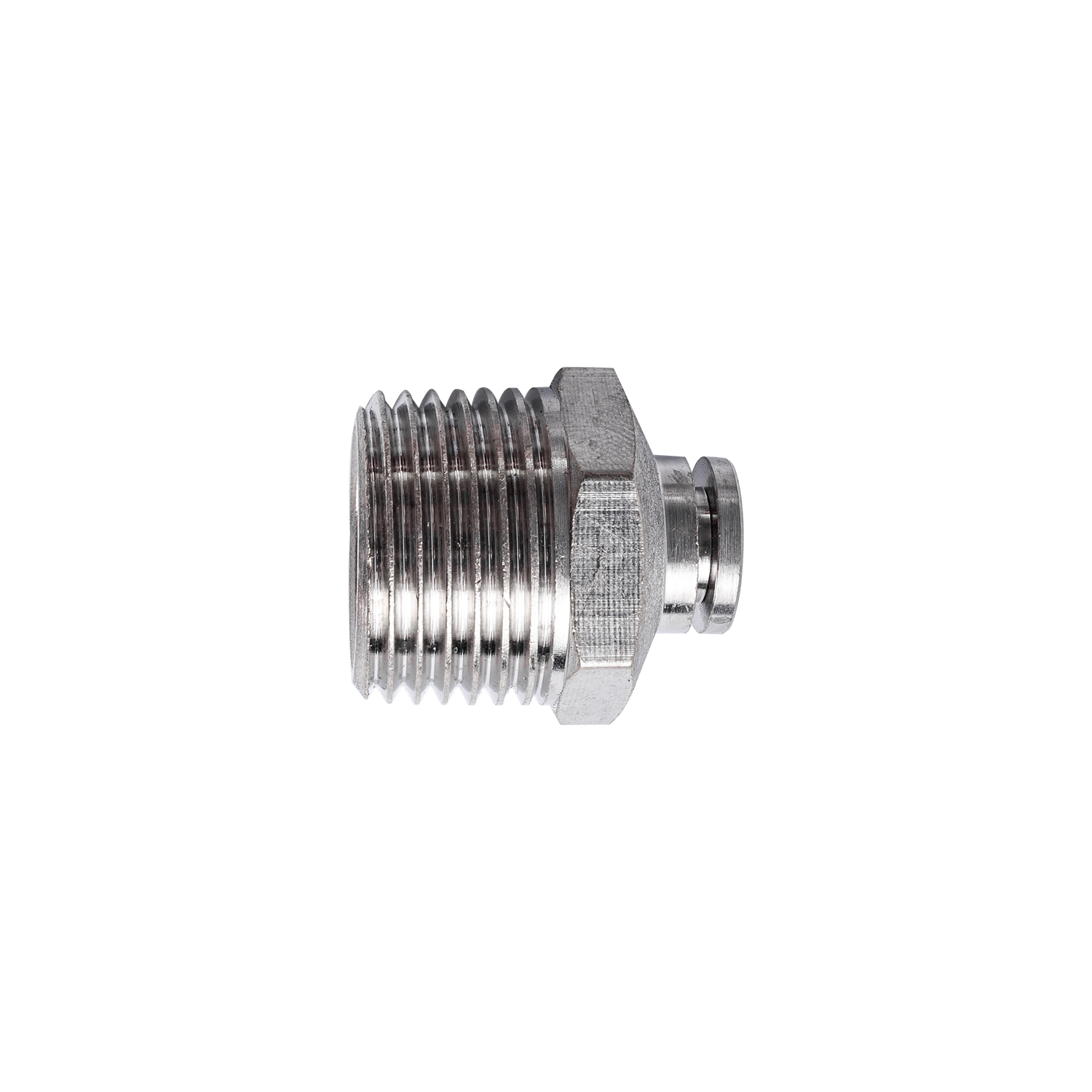 METAL PU FITTING STRAIGHT X 1/2' M
