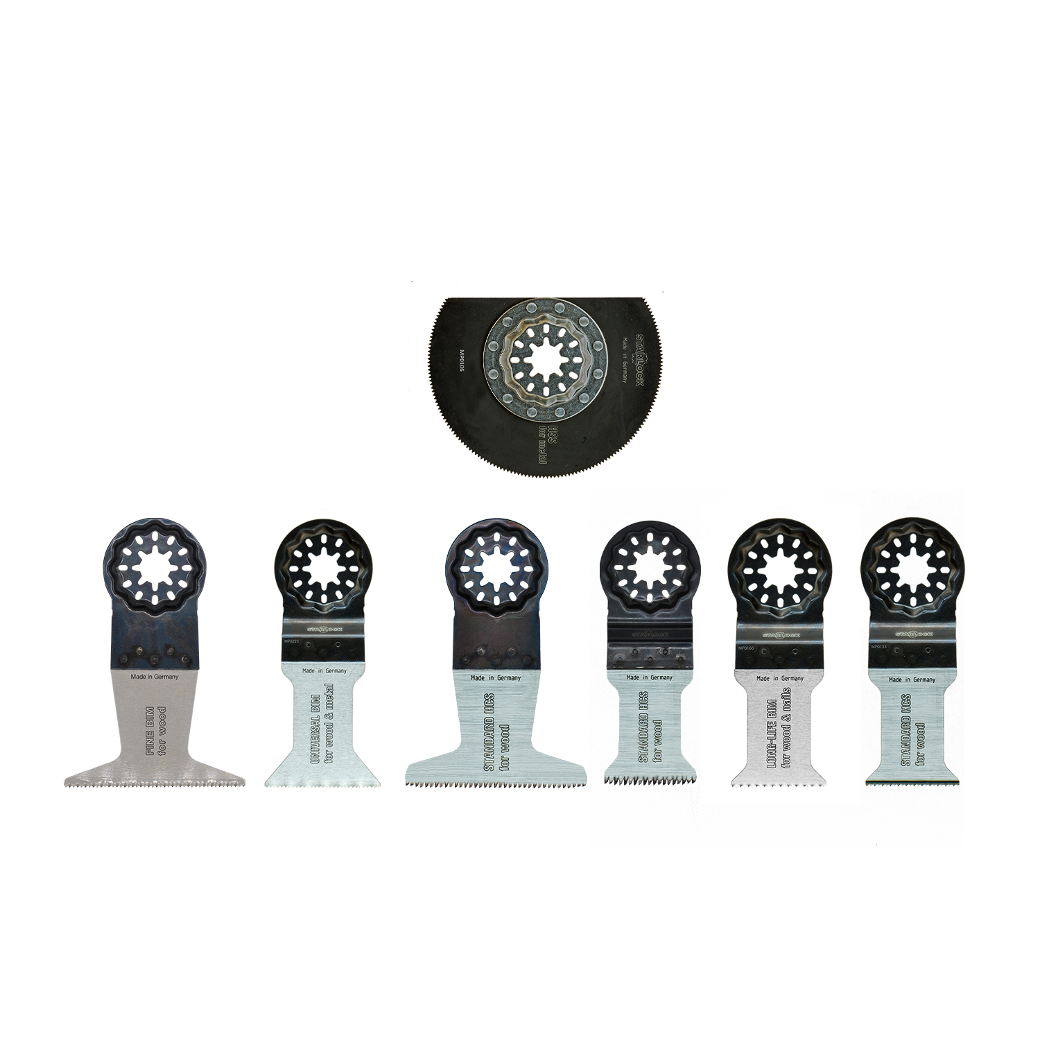 Mps Mps Oscillating Saw Blade Pack Set Mix Wood/Metal Starlock
