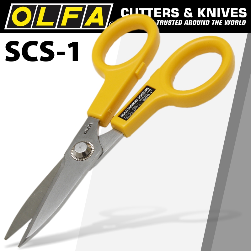 Olfa Olfa Scissors W/Serrated Ss Blades Size