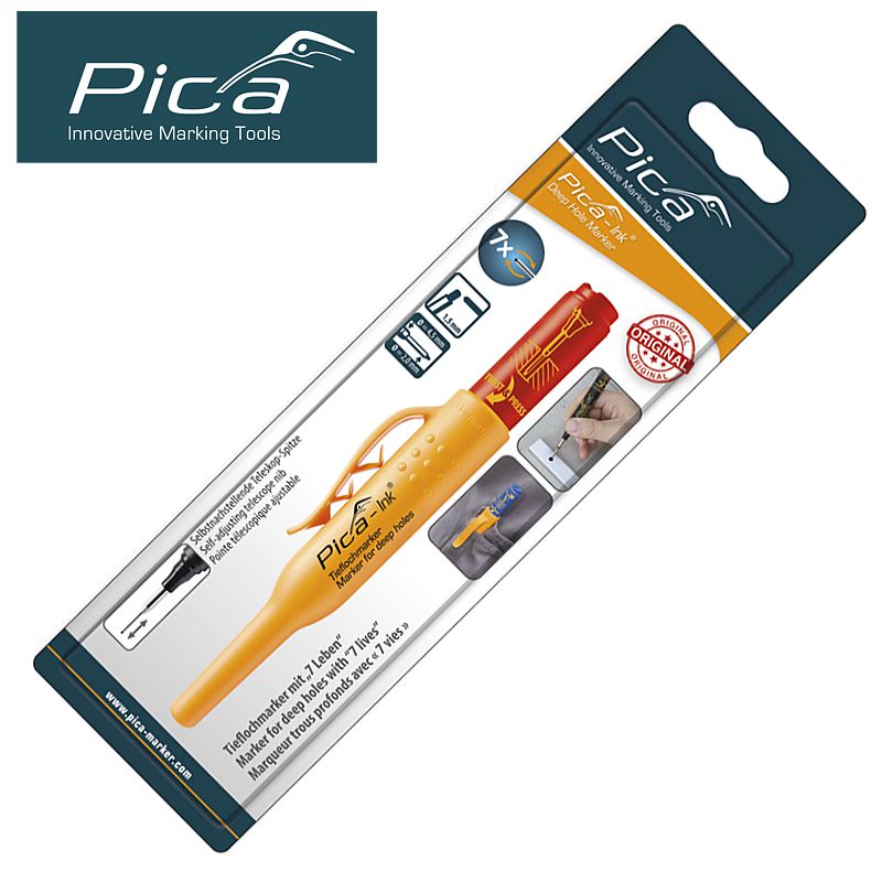 PICA INK MARKER FOR DEEP HOLES IN BLISTER